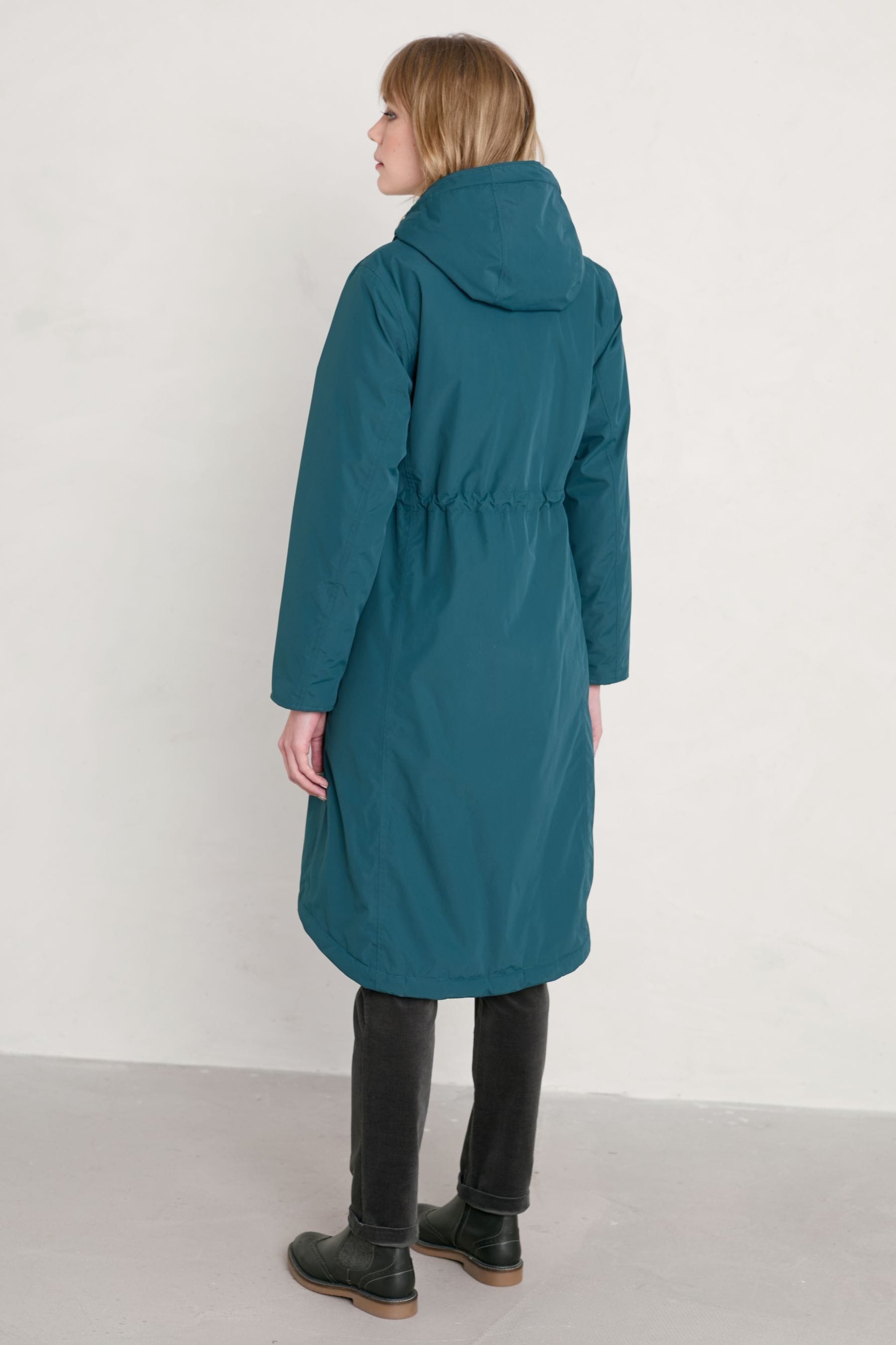 Buy Seasalt Cornwall Petite Waterproof Blue Pentewan Coat from Next Ireland