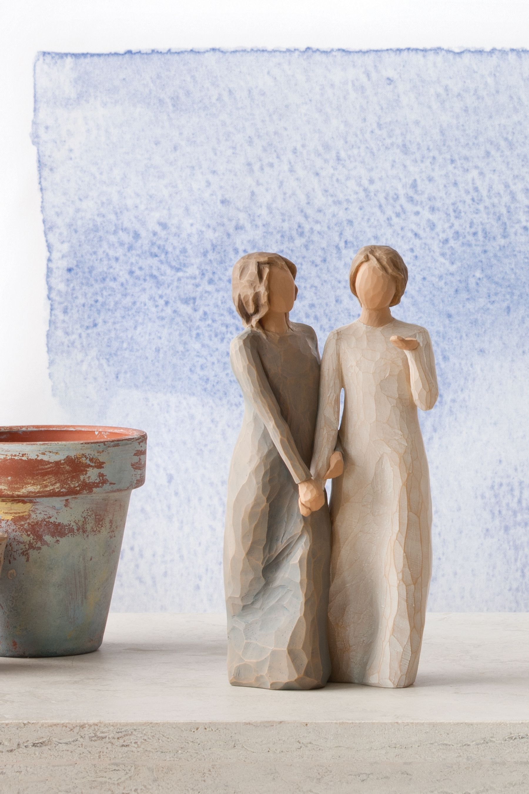 Buy Willow Tree Cream My Sister My Friend Figurine from the Next UK online shop