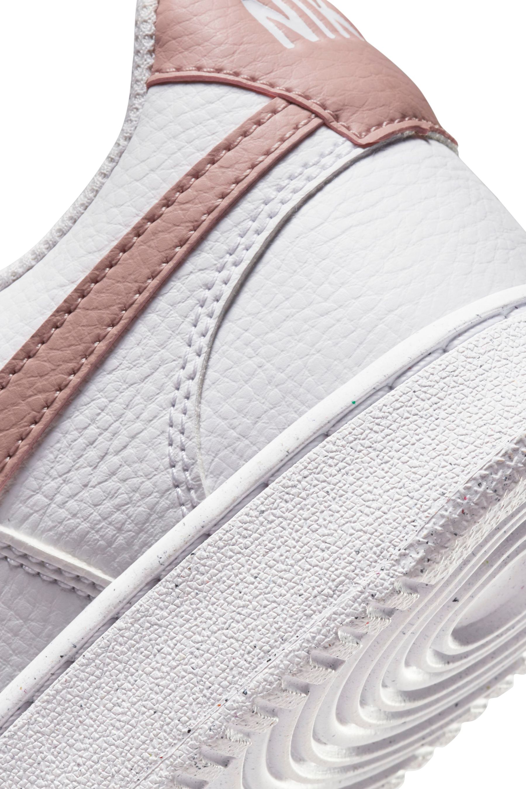 Buy Nike White/Pink Court Vision Low Trainers from the Next UK online shop