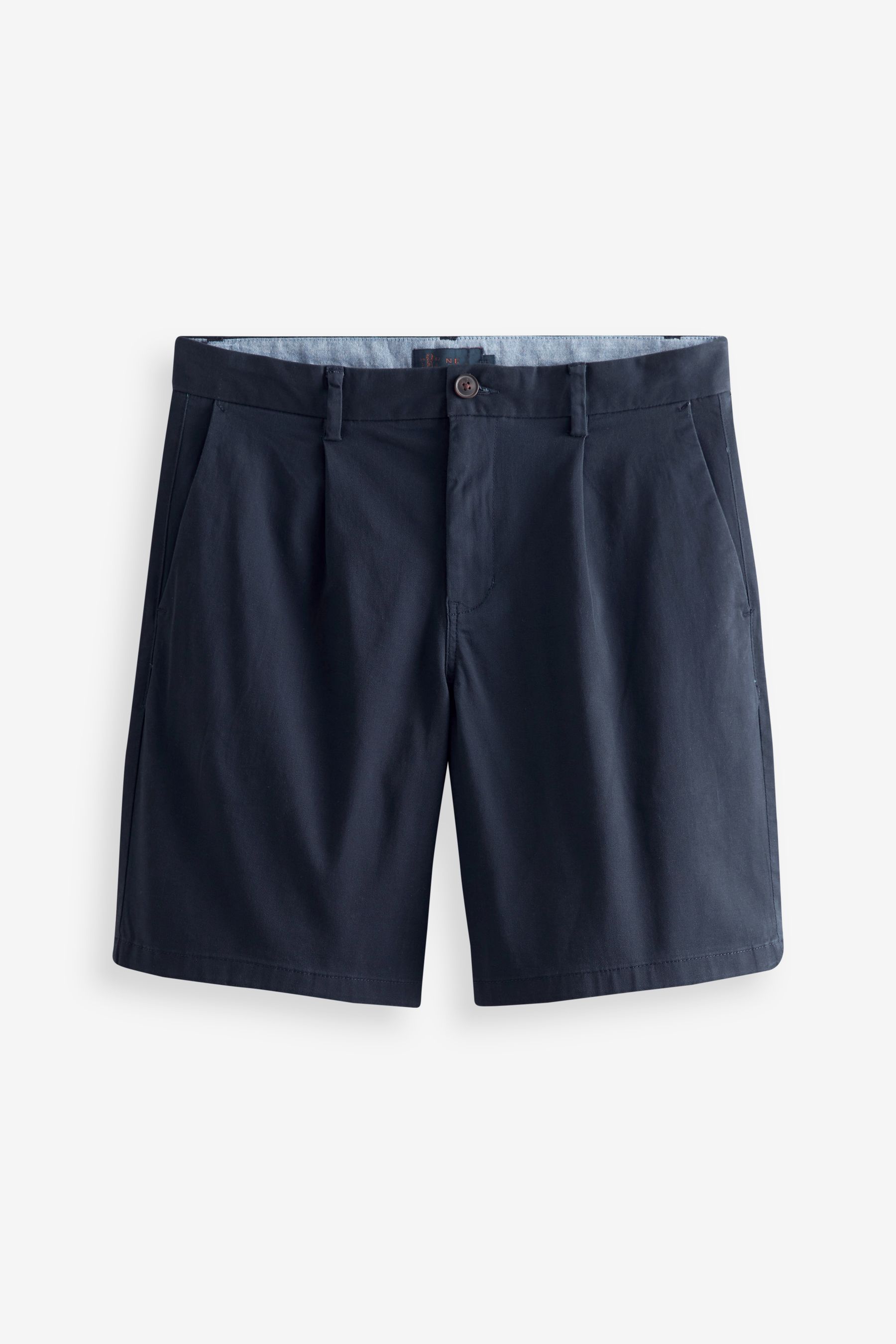 Buy Navy Blue Loose Stretch Chino Shorts from the Next UK online shop