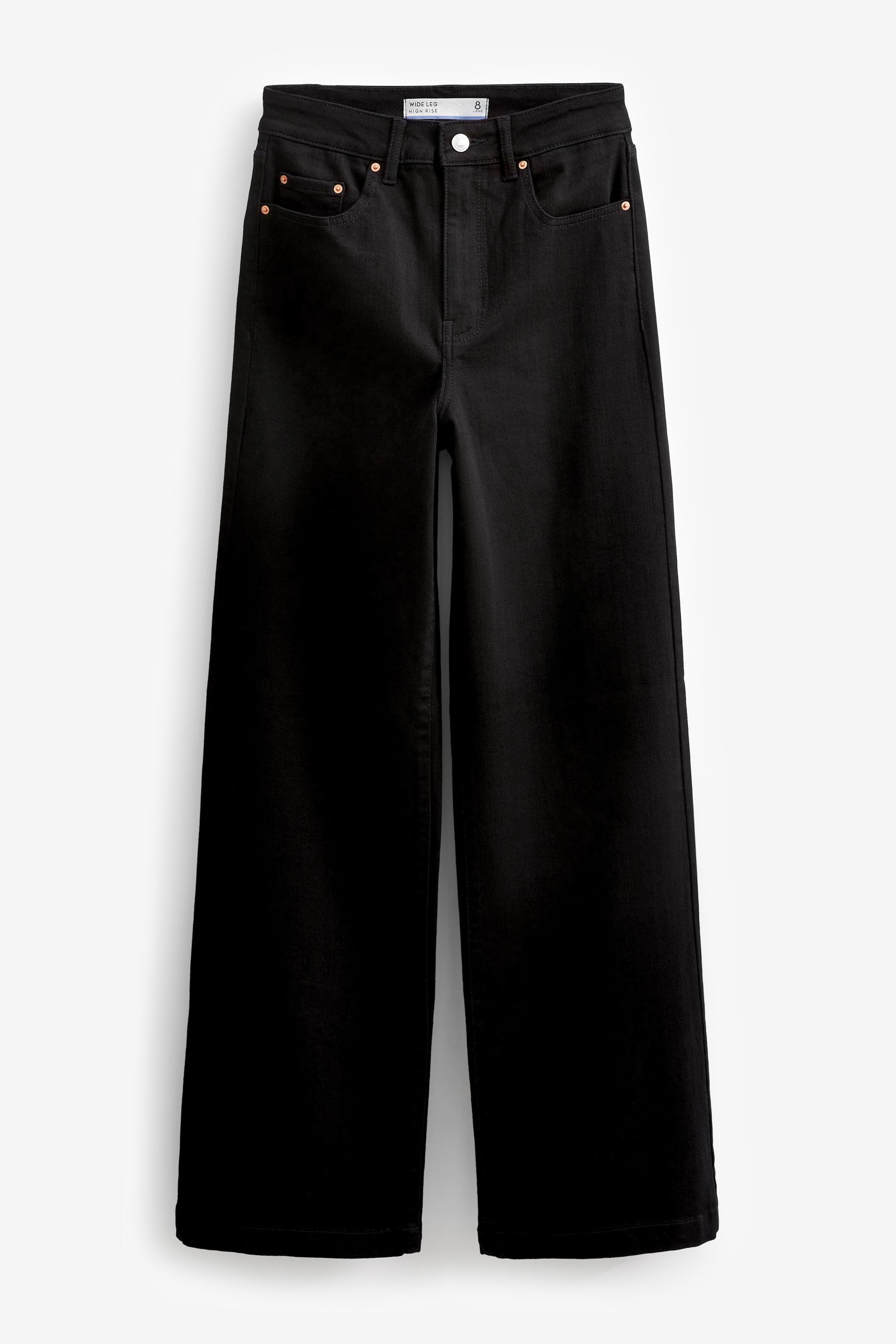 Buy Black Hourglass Wide Leg Jeans from the Next UK online shop