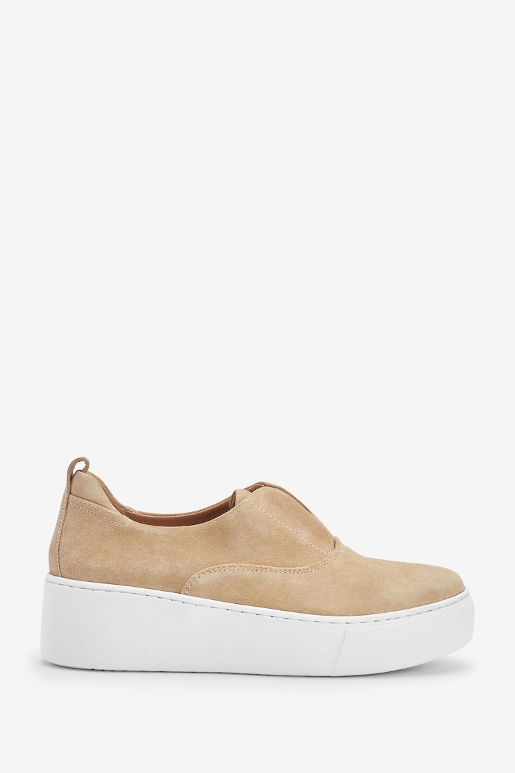 Kamelbraun - Signature Forever Comfort® Lederturnschuhe mit Keilabsatz - Bild 1 von 1