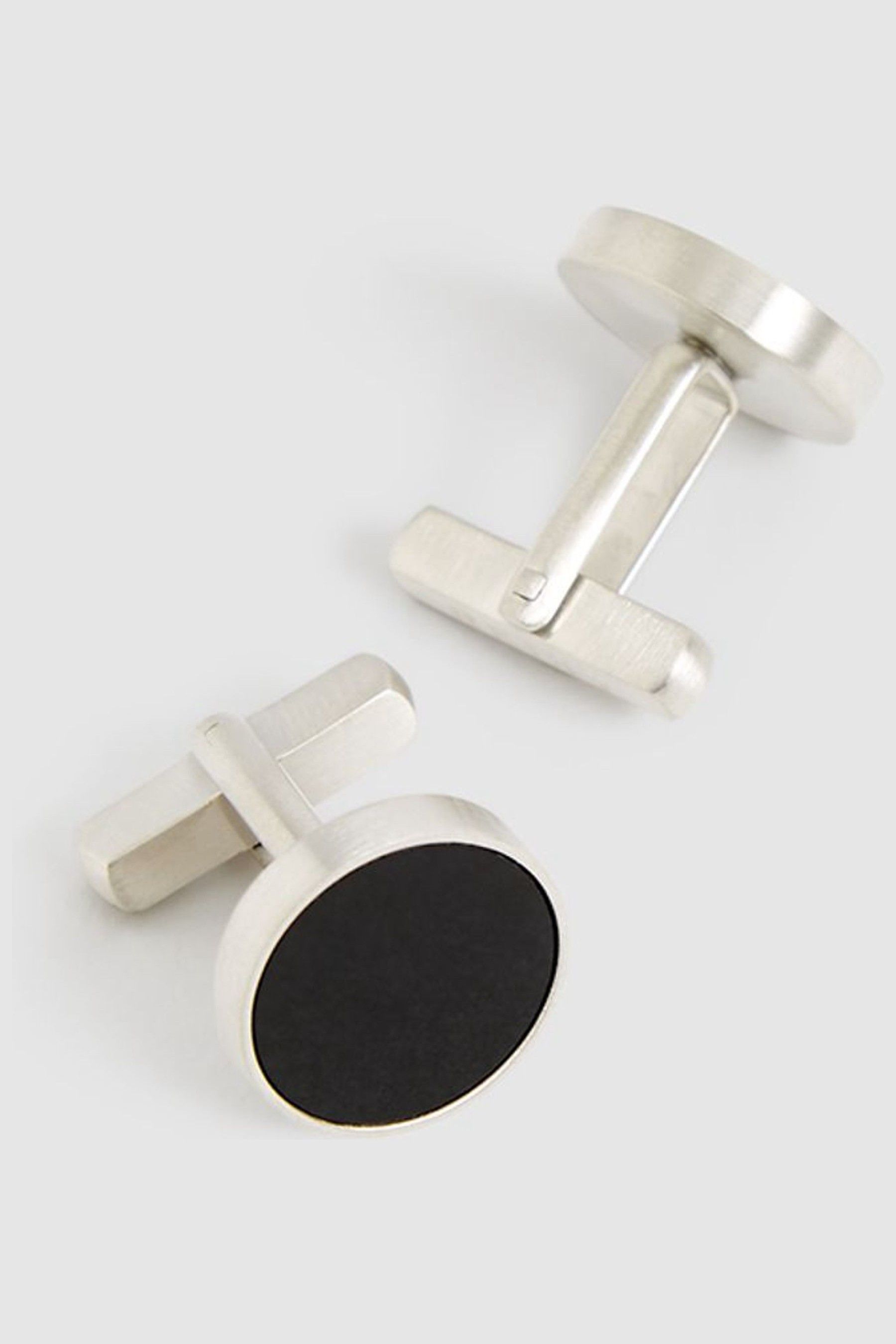 Buy Reiss Black Ardley Stone Insert Cufflinks from the Next UK online shop