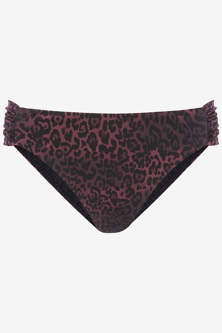 Ягодно-красный - Трусики бикини с рюшами на боках Mint Velvet - Изображение 1 из 1