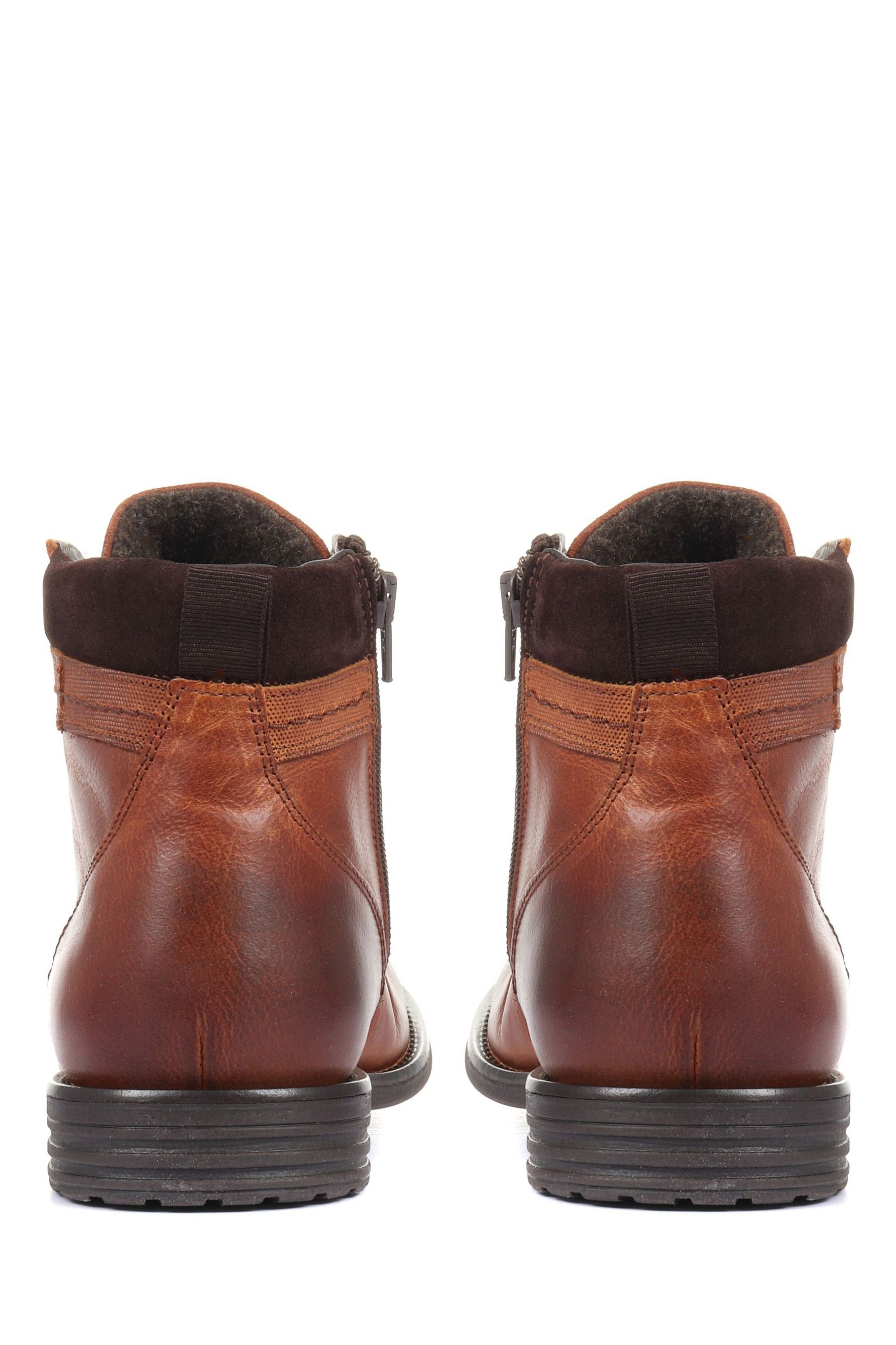 Buy Jones Bootmaker Mens Brown Docklands Leather LaceUp Boots from the