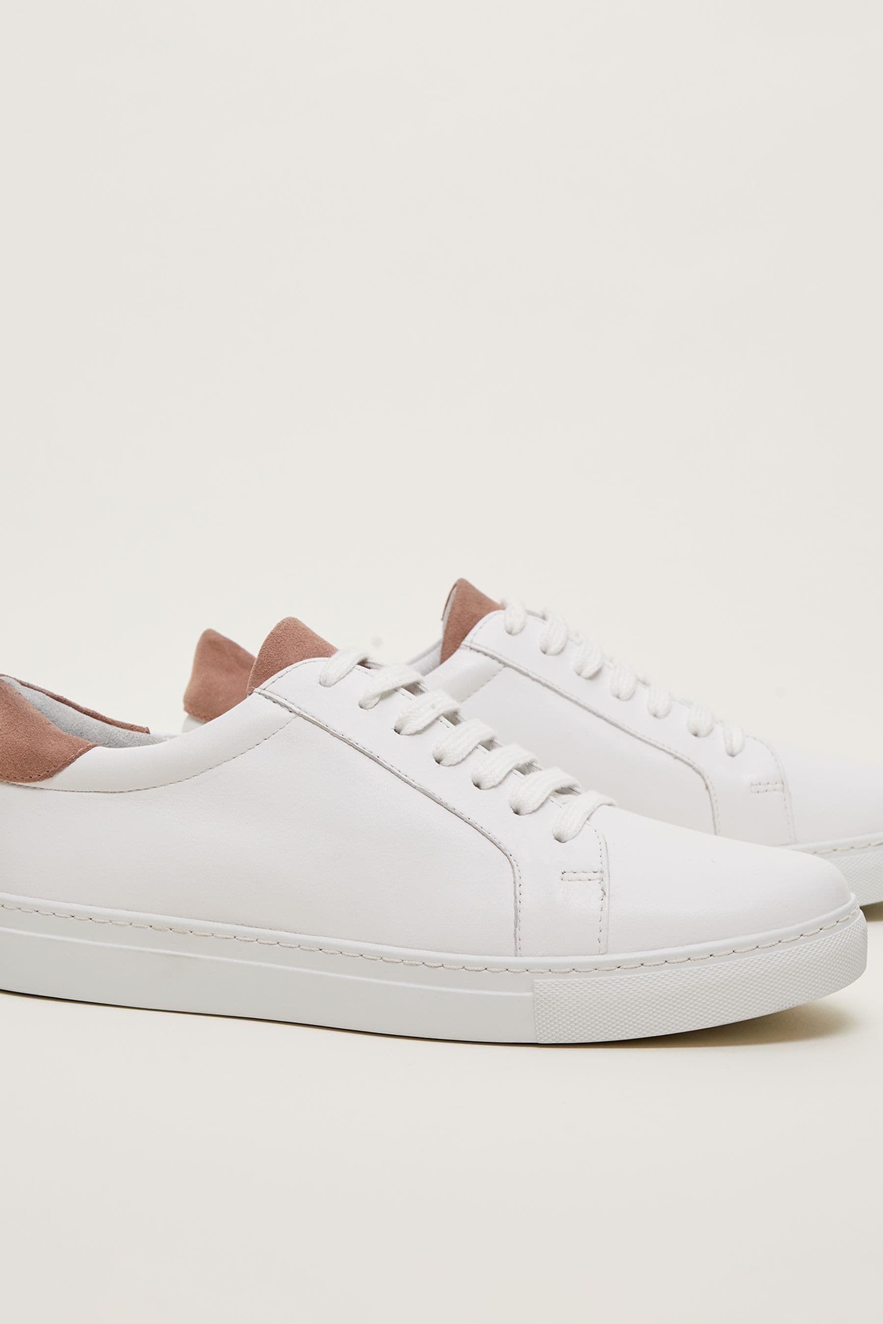 Buy Phase Eight White Tab Trainers from the Next UK online shop