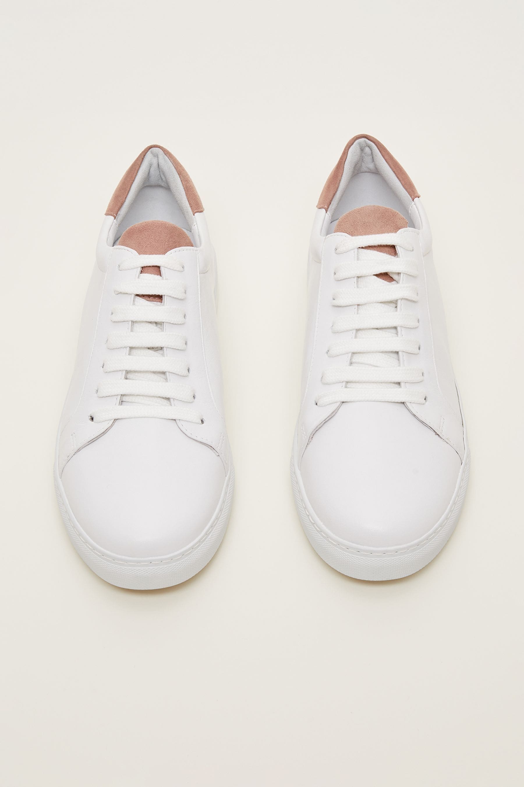 Buy Phase Eight White Tab Trainers from the Next UK online shop