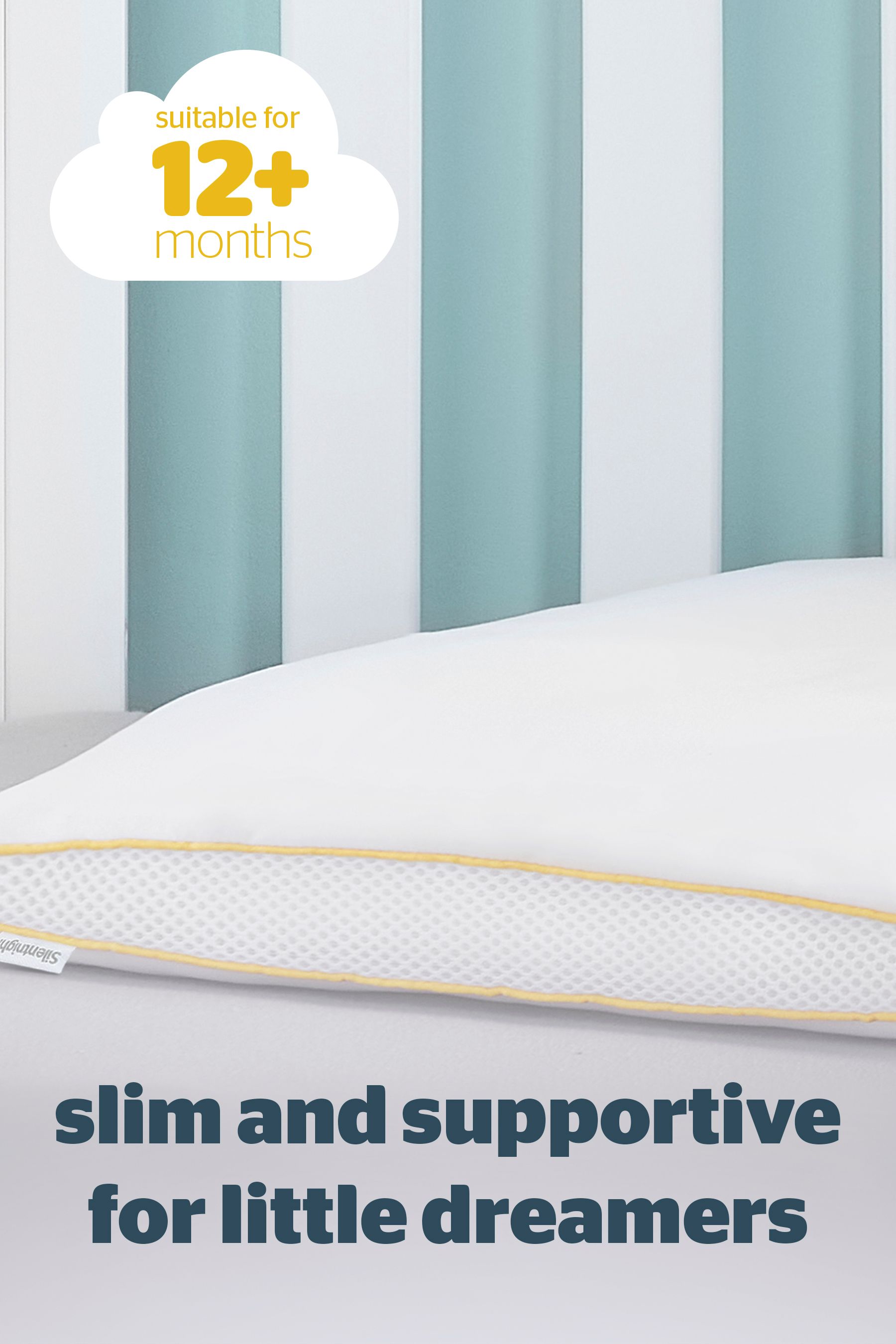 Buy Silentnight Safe Nights Breathable Cot Bed Pillow from the Next UK