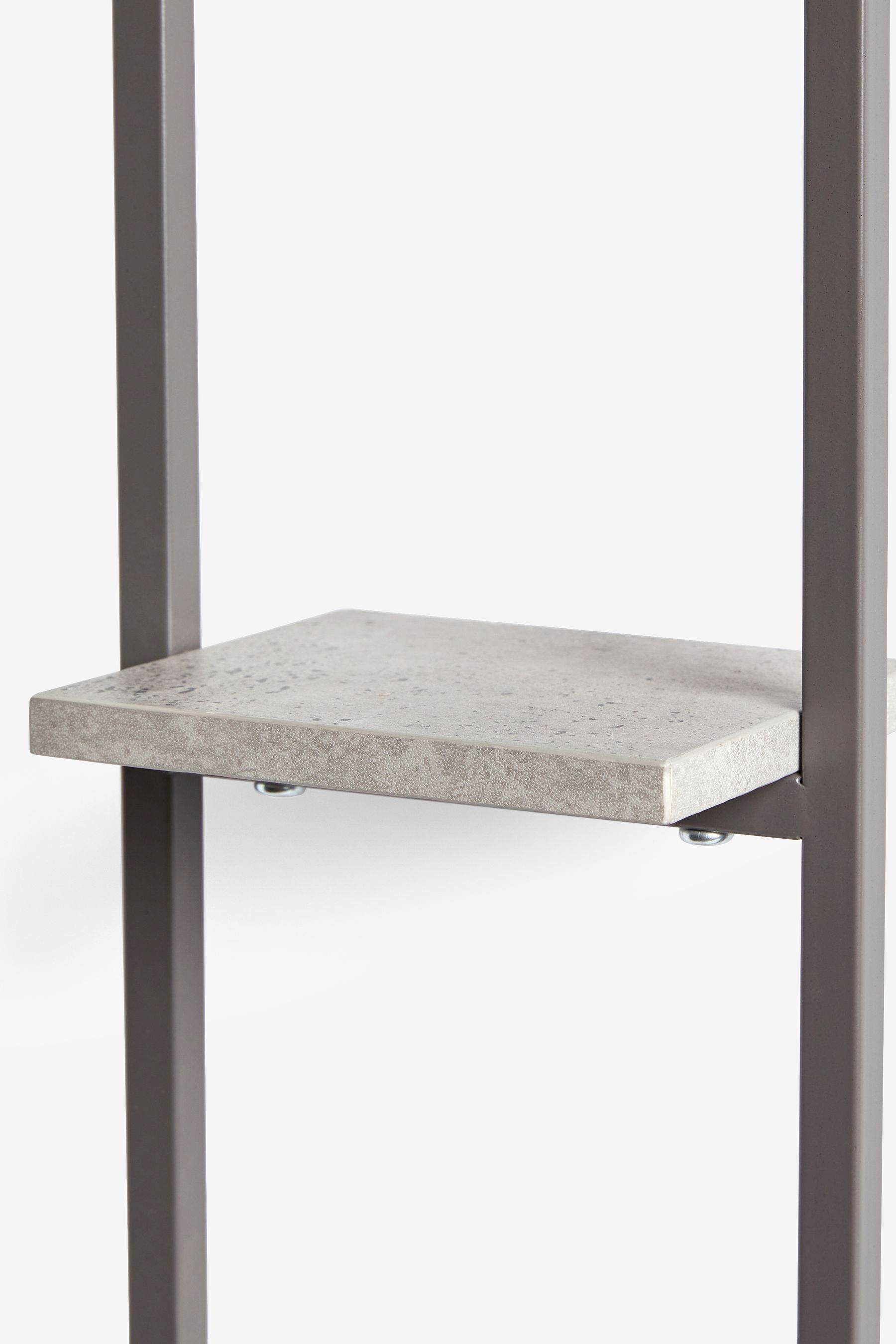 Buy Grey Concrete Effect Slimline Wall Shelf from Next Ireland