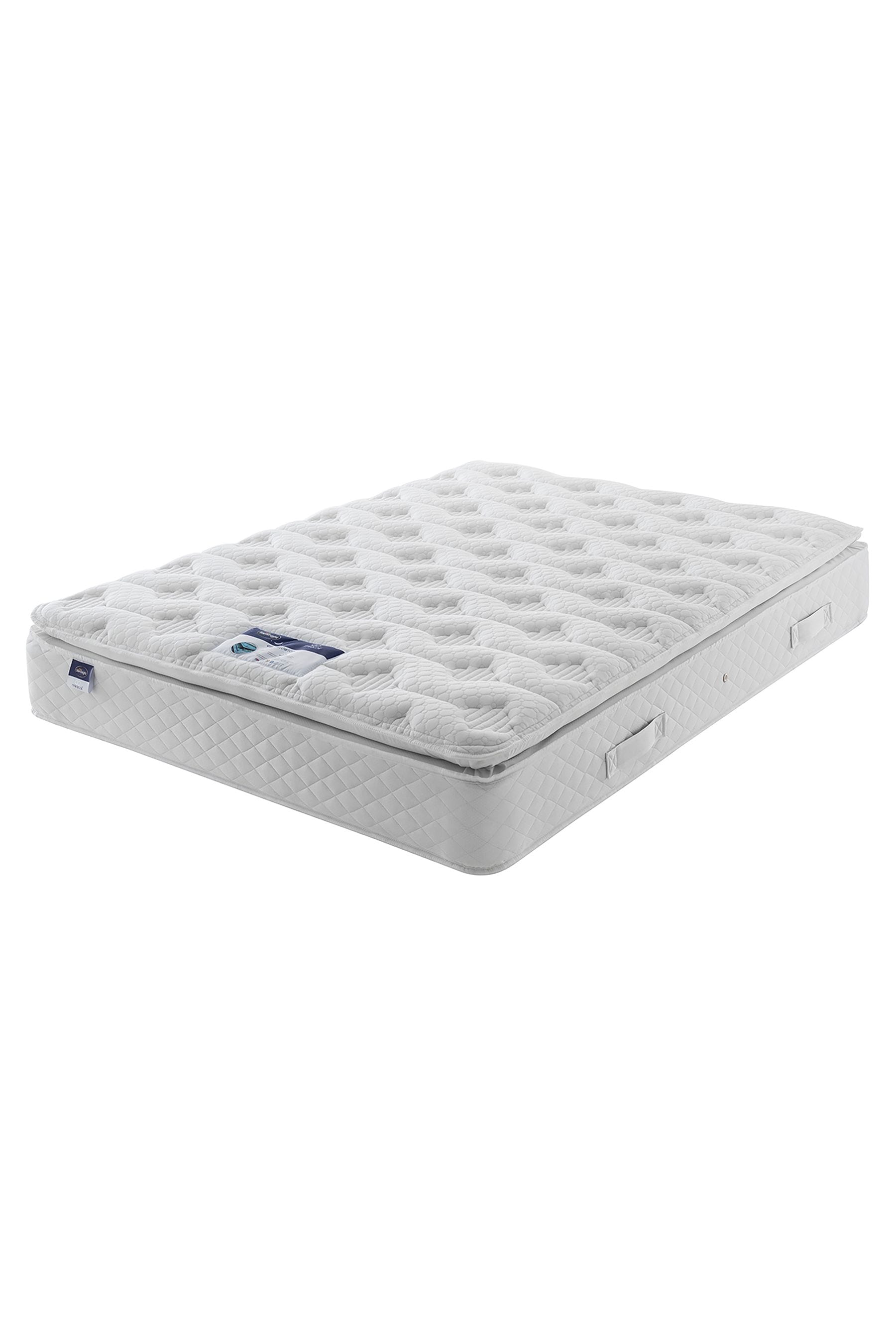 Buy Silentnight Miracoil White Geltex Pillow Top Mattress from the Next