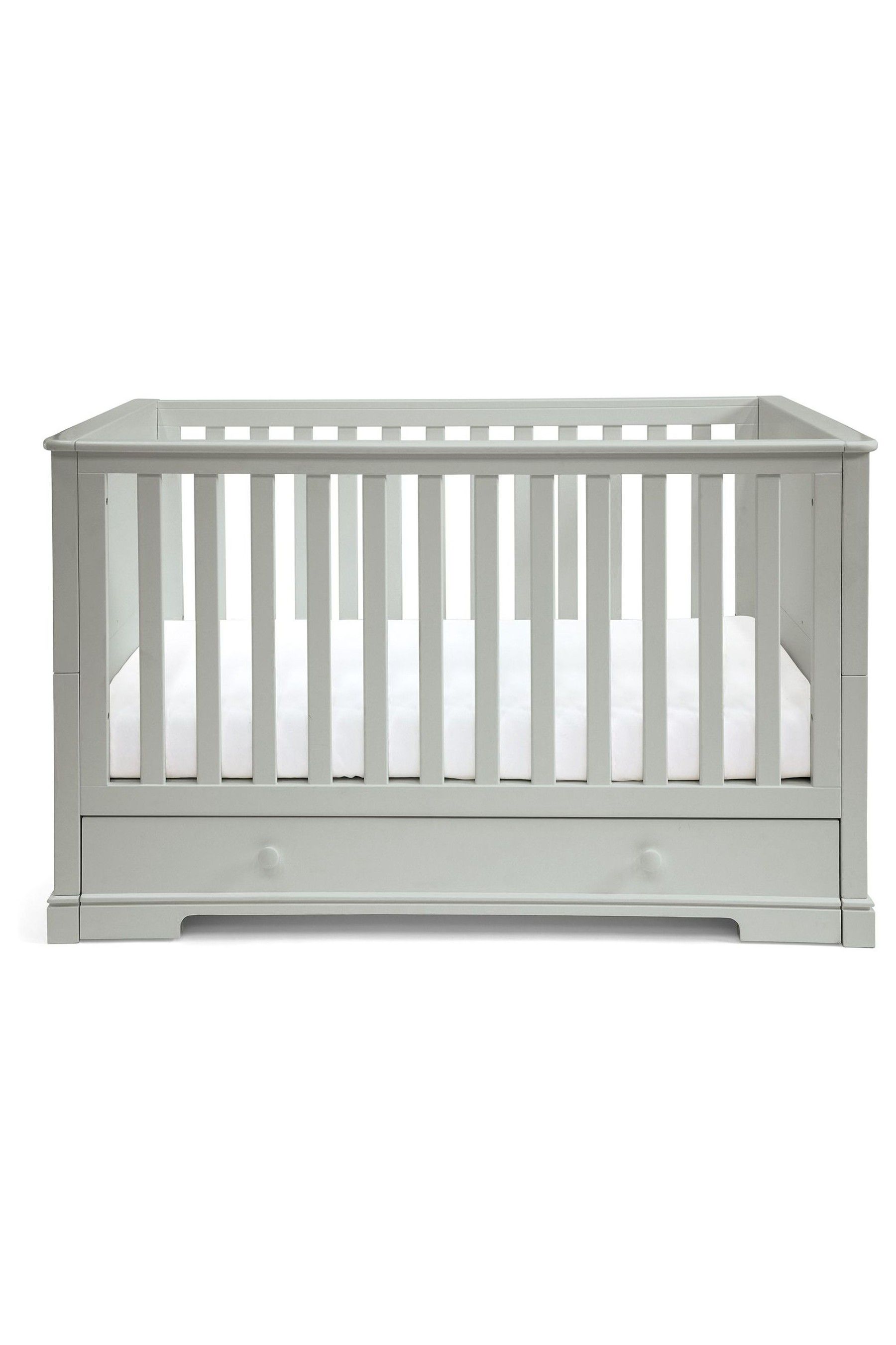 Buy Mamas & Papas Grey Oxford Cot Bed from the Next UK online shop