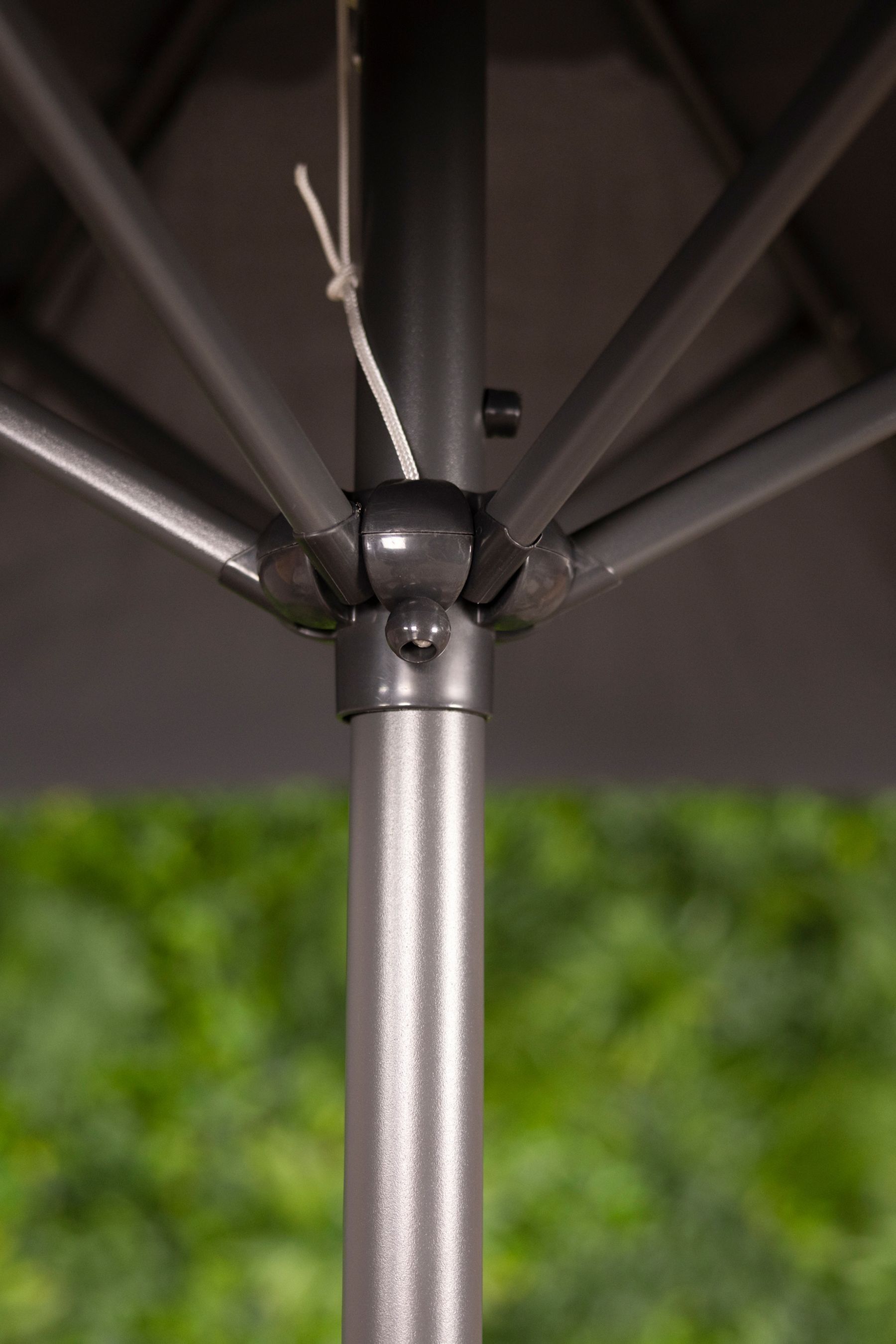 Buy Charles Bentley Grey 2m Patio Market Garden Umbrella from the Next