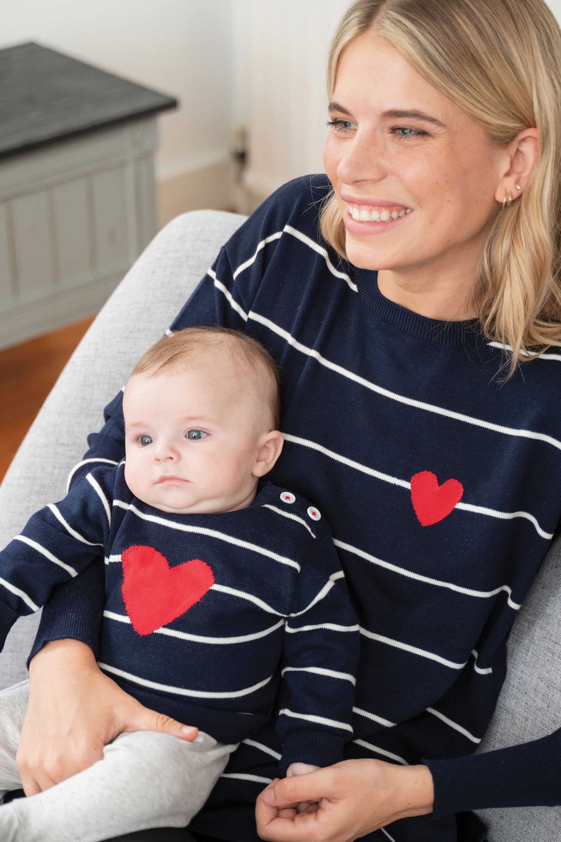Buy Seraphine Blue Mama & Mini Nautical Cotton Jumper from Next Australia
