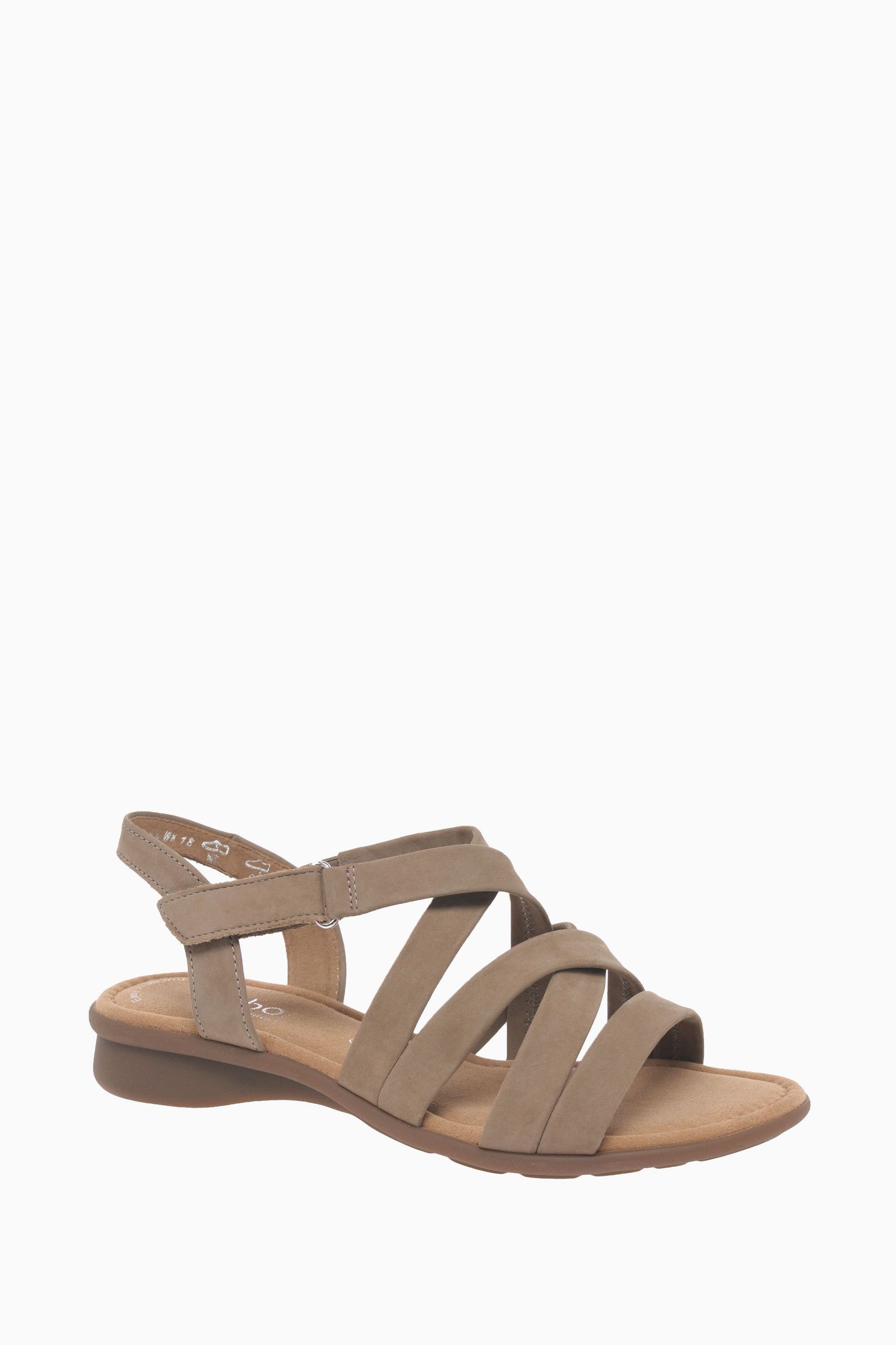 Buy Gabor Moben Natural Silk Nubuck Sandals from the Next UK online shop