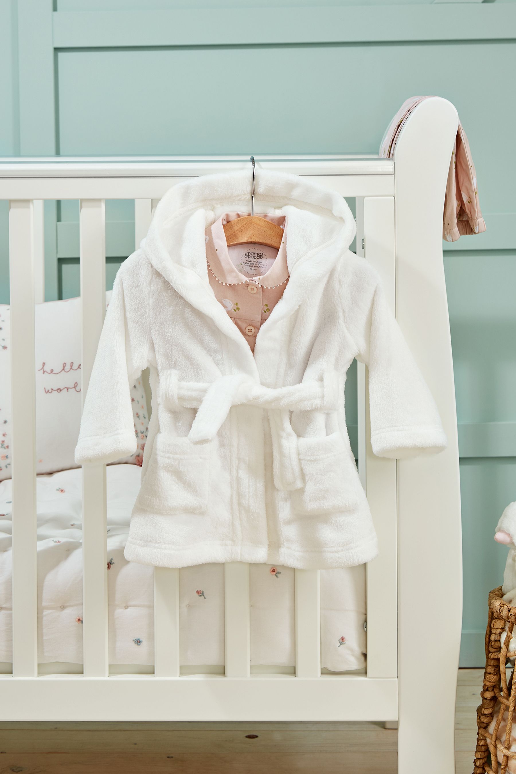 Buy Mamas & Papas White Faux Fur Dressing Gown from the Next UK online shop