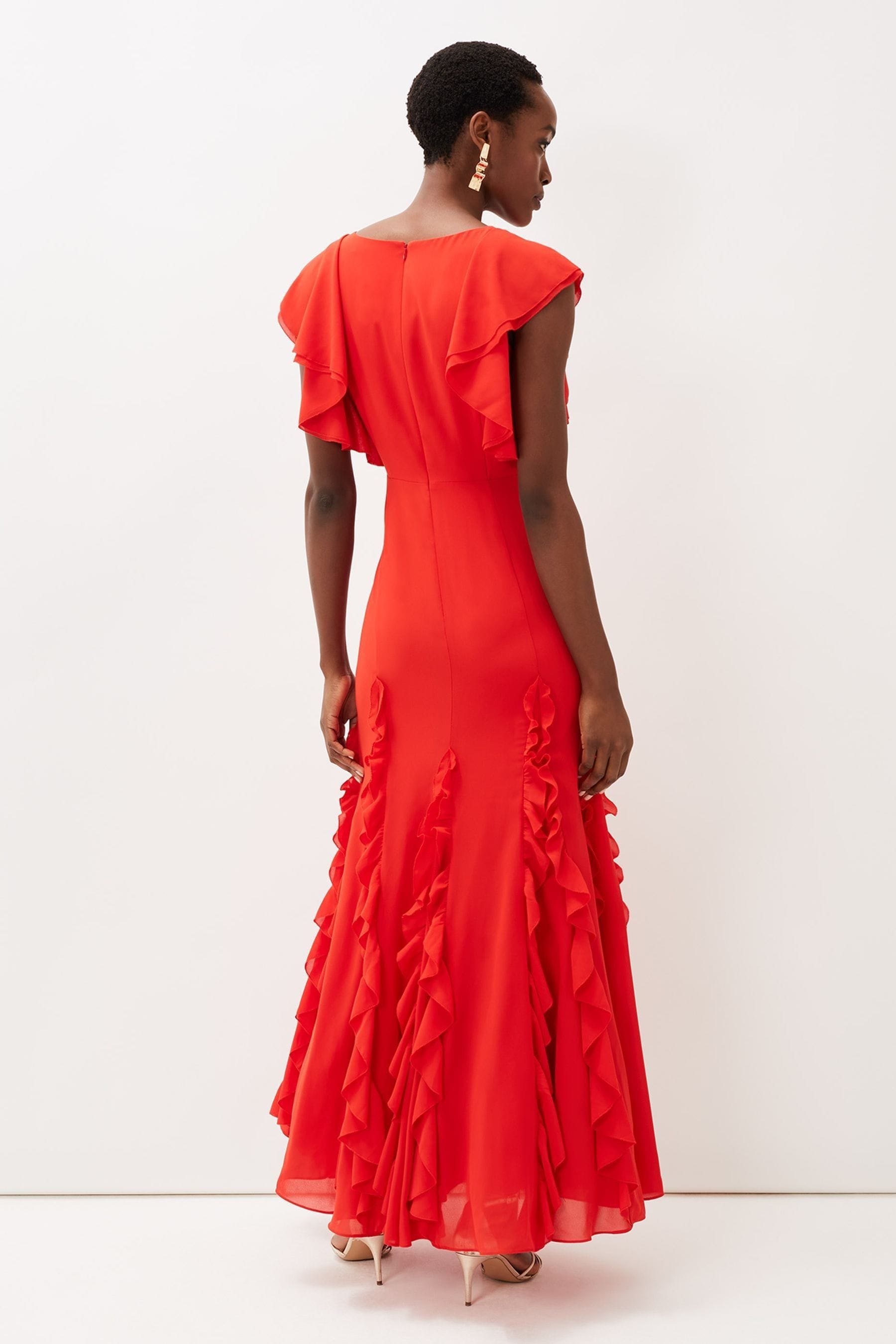 Buy Phase Eight Donatella Ruffle Maxi Dress from Next Australia
