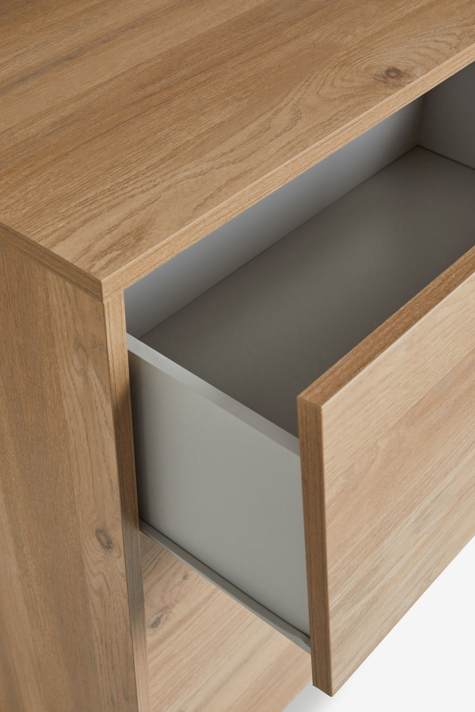 Buy Oak Effect Kai Wide Chest of Drawers from Next Ireland