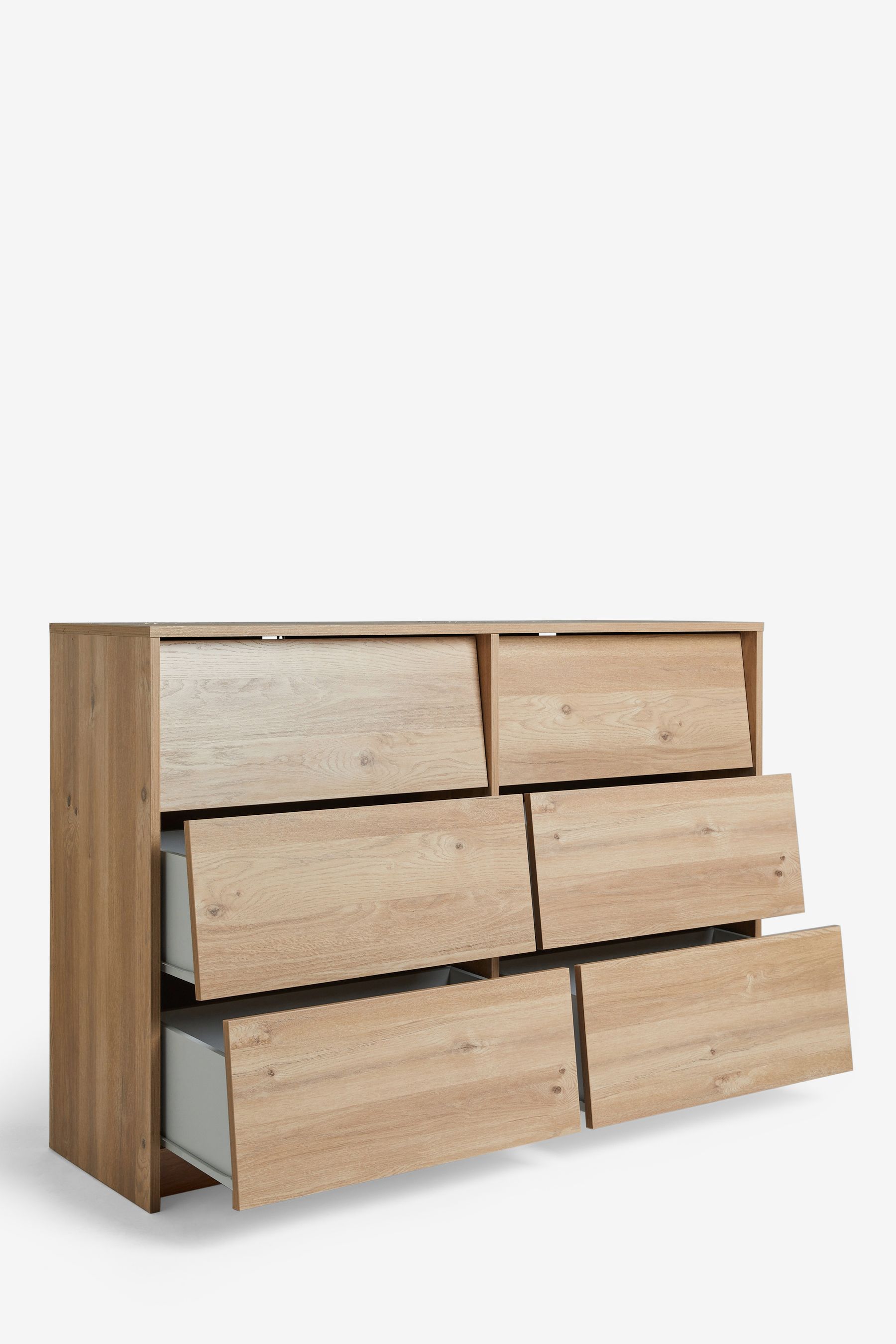 Buy Oak Effect Kai Wide Chest of Drawers from Next Ireland