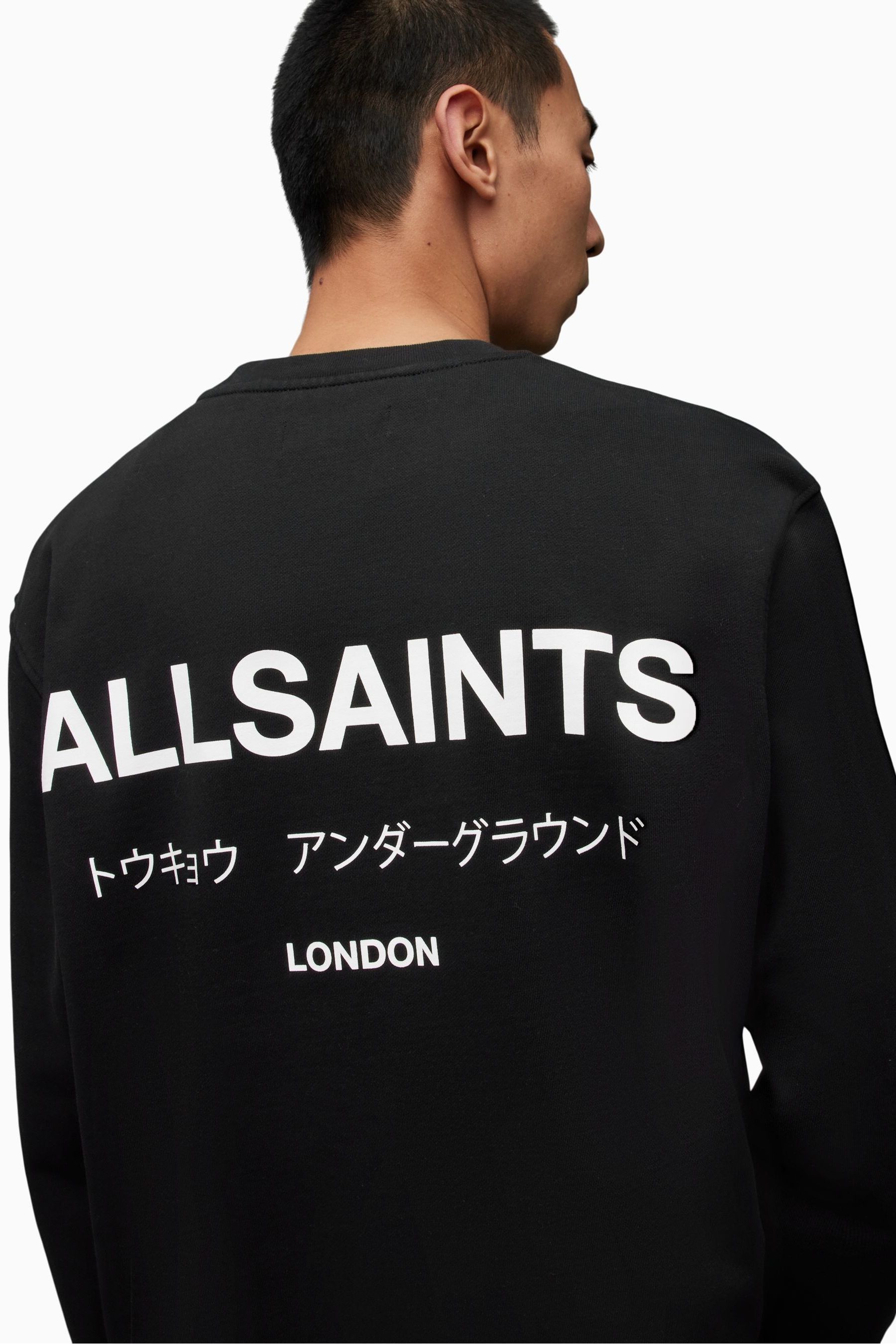 Buy AllSaints Black Underground Crew Jumper from the Next UK online shop