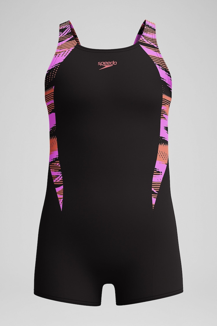 Speedo Black HyperBoom Splice Legsuit - Image 1 of 1