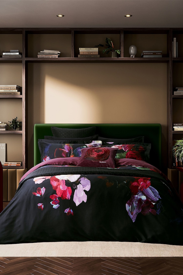 Ted Baker Multi Expressionist Floral 100% Cotton Duvet Cover and Pillowcase Set - Image 1 of 1