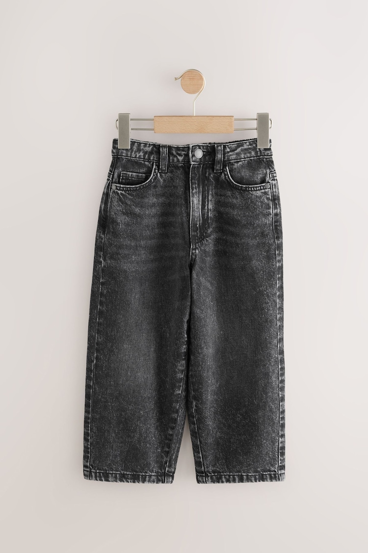 Black Tapered Fit Authentic 100% Cotton Jeans (3-16yrs) - Image 1 of 1