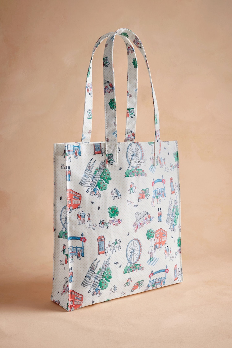 Cath Kidston Ecru Lovely London Large Book Bag - Image 1 of 1