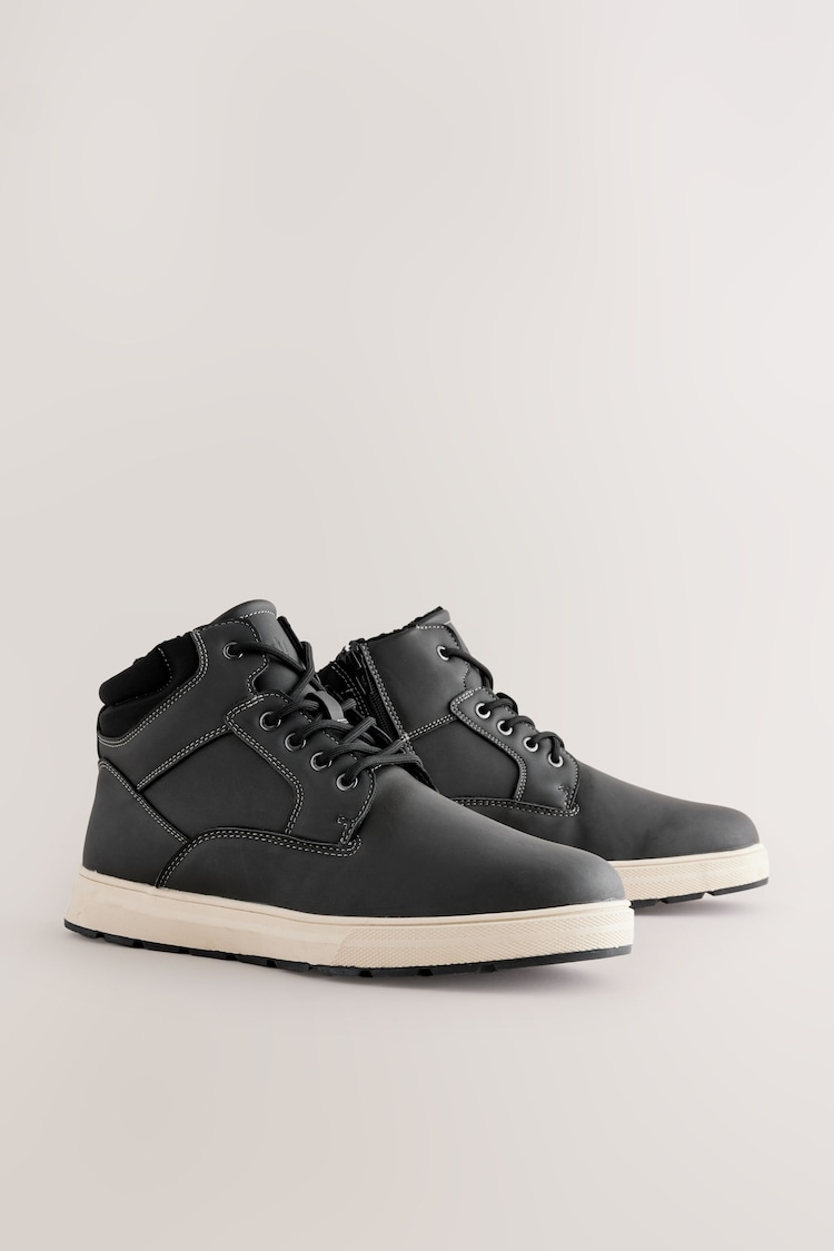Grey Zip Up Sports Boots - Image 1 of 1