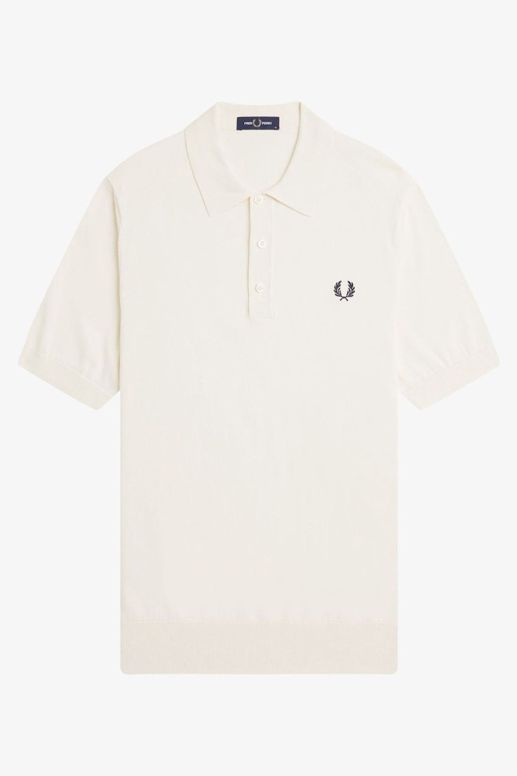 Fred Perry Cotton Knitted Polo Shirt - Image 1 of 1