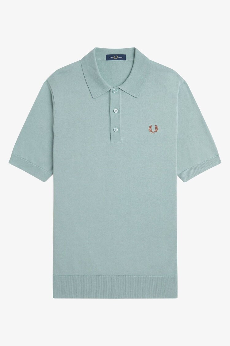 Fred Perry Cotton Knitted Polo Shirt - Image 1 of 1