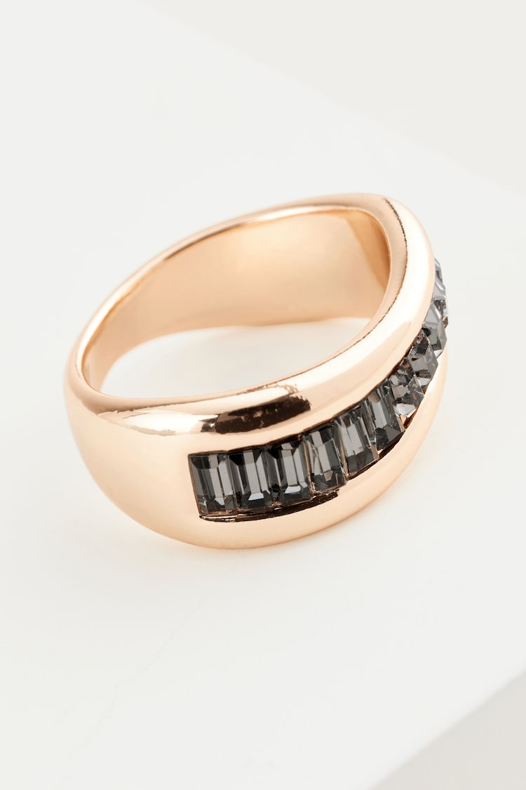 Tonalité d'or - Bague Baguette Pierre Vague - Image 1 of 1