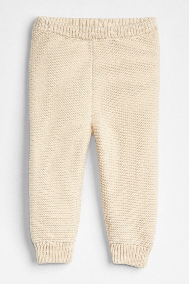 Crema - Gap Brannan Bear Soft Cotton Knit Pull On Trousers (Newborn-24mths) - Imagen 1 de 1