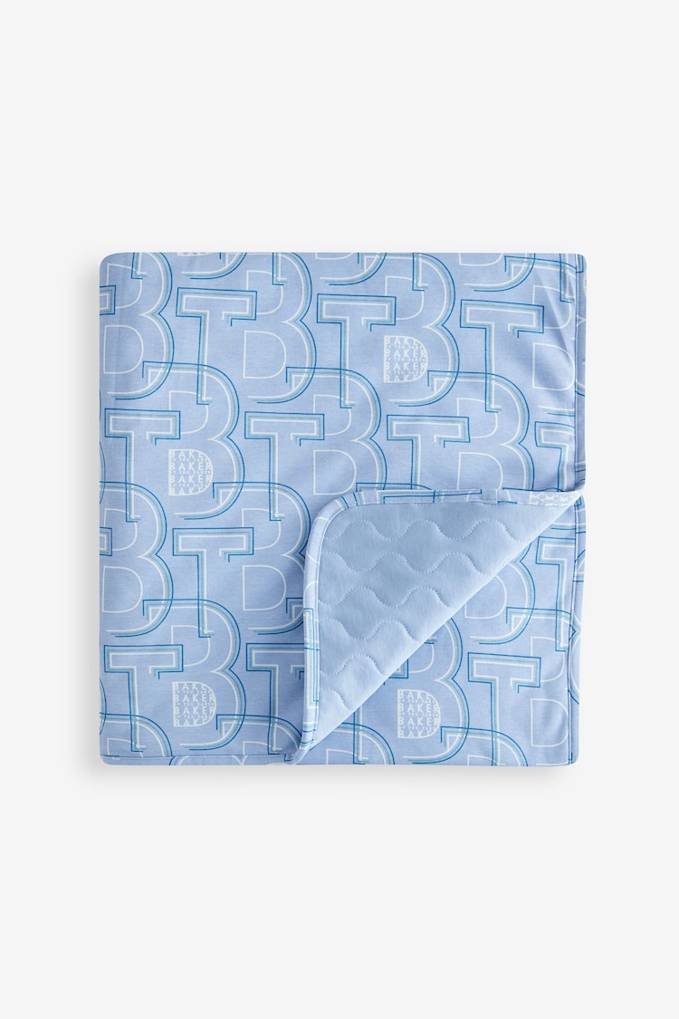 Baker by Ted Baker Boys 100% Cotton Blanket - Image 1 of 1 Baker by Ted Baker Boys 100% Cotton Blanket - Image 1 of 1