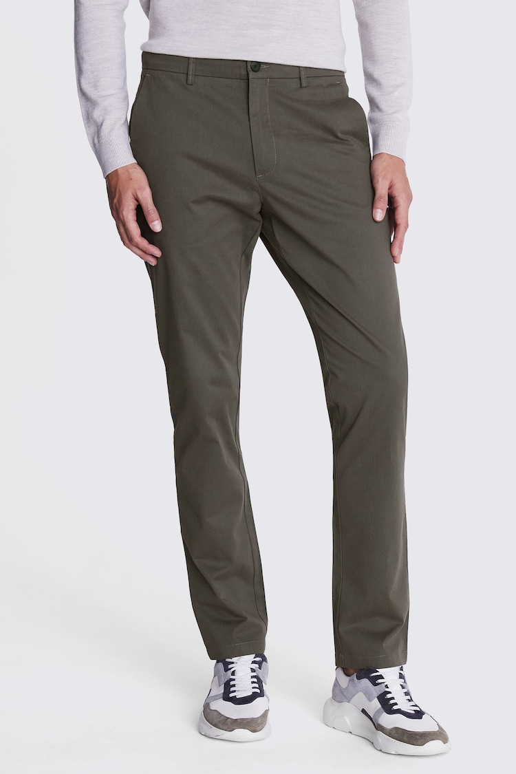 MOSS Green Tailored Chino Trousers - Image 1 of 1