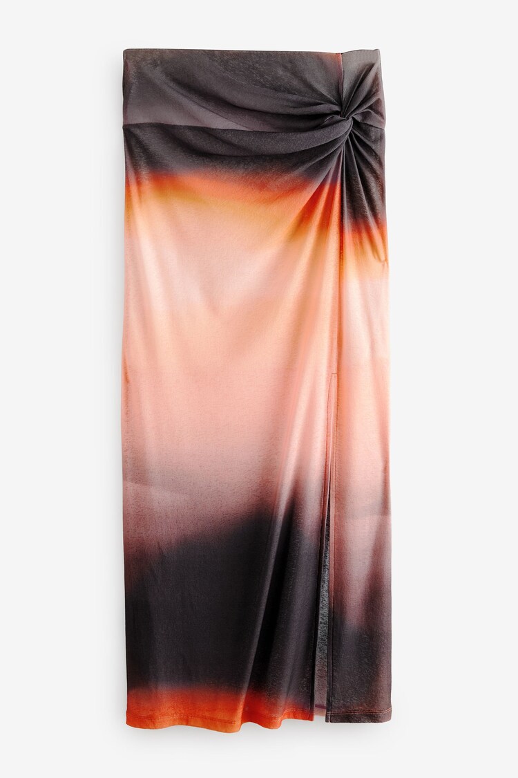 Orange Sarong Maxi Skirt - Image 1 of 1