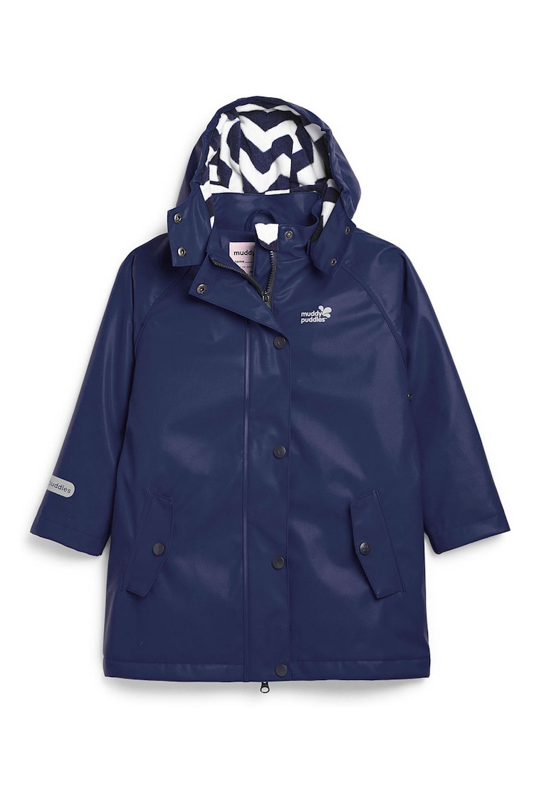 Muddy Puddles Navy Blue Muddy Puddles Waterproof Insulated Puddleflex Jacket - Image 1 of 1