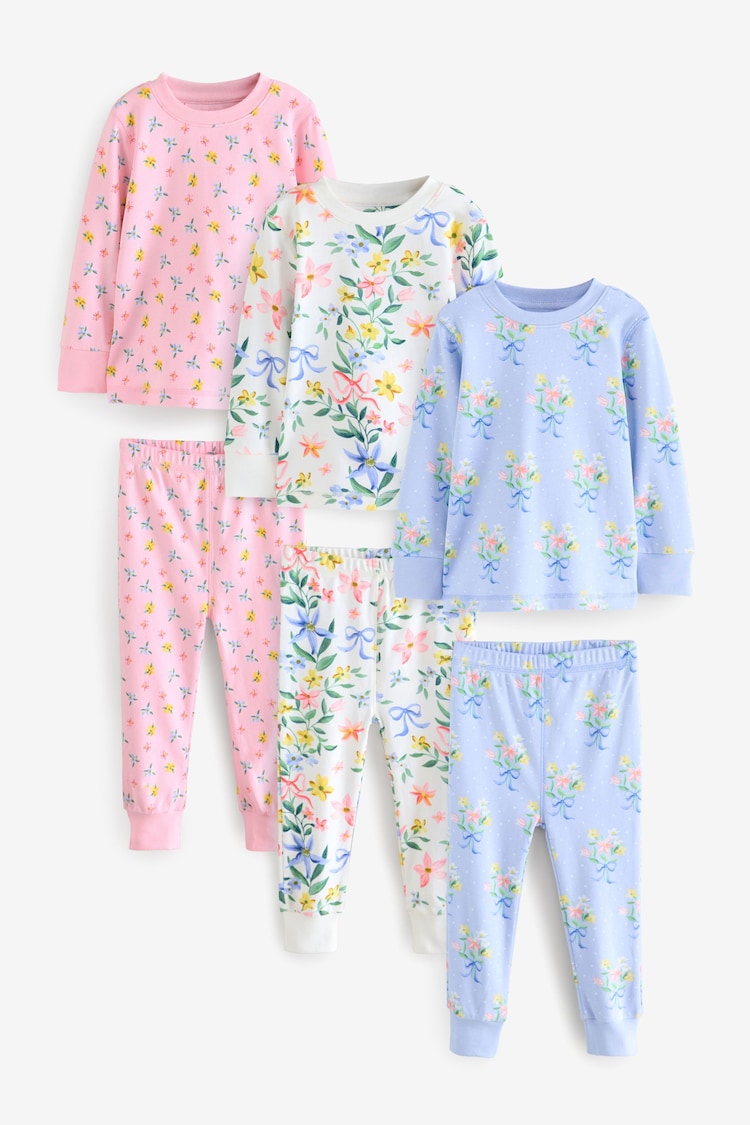 rožnata/modra - Pižama Snuggle 3 Pack (9mths-12yrs) - Slika 1 iz 1 rožnata/modra - Pižama Snuggle 3 Pack (9mths-12yrs) - Slika 1 iz 1