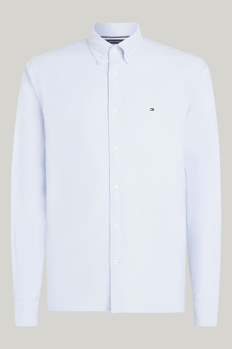 Tommy Hilfiger Blue Regular Fit Solid Heritage Oxford Shirt - Image 1 of 1