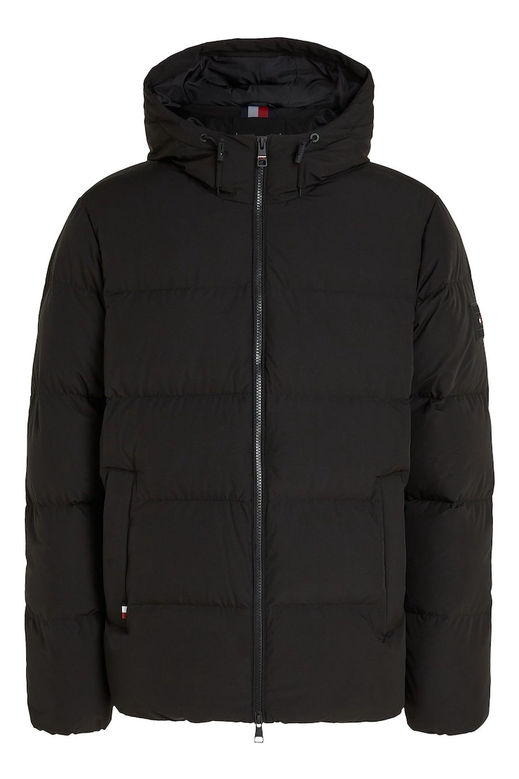 Tommy Hilfiger Black Down Hooded Puffer Jacket - Image 1 of 1