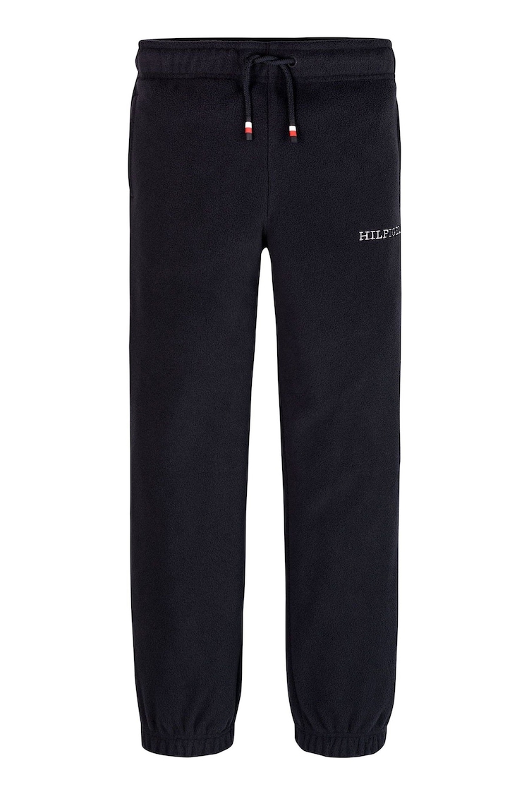 Tommy Hilfiger Blue Unisex Polar Fleece Joggers - Image 1 of 1