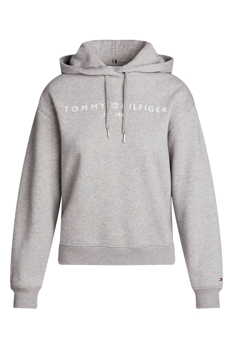 Tommy Hilfiger Grey Regular Fit Modern Hoodie - Image 1 of 1