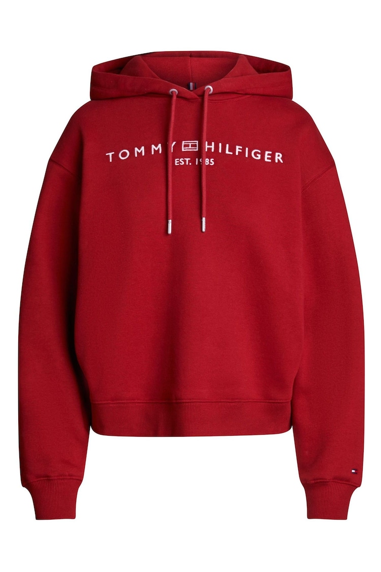 Tommy Hilfiger Red Regular Fit Modern Hoodie - Image 1 of 1