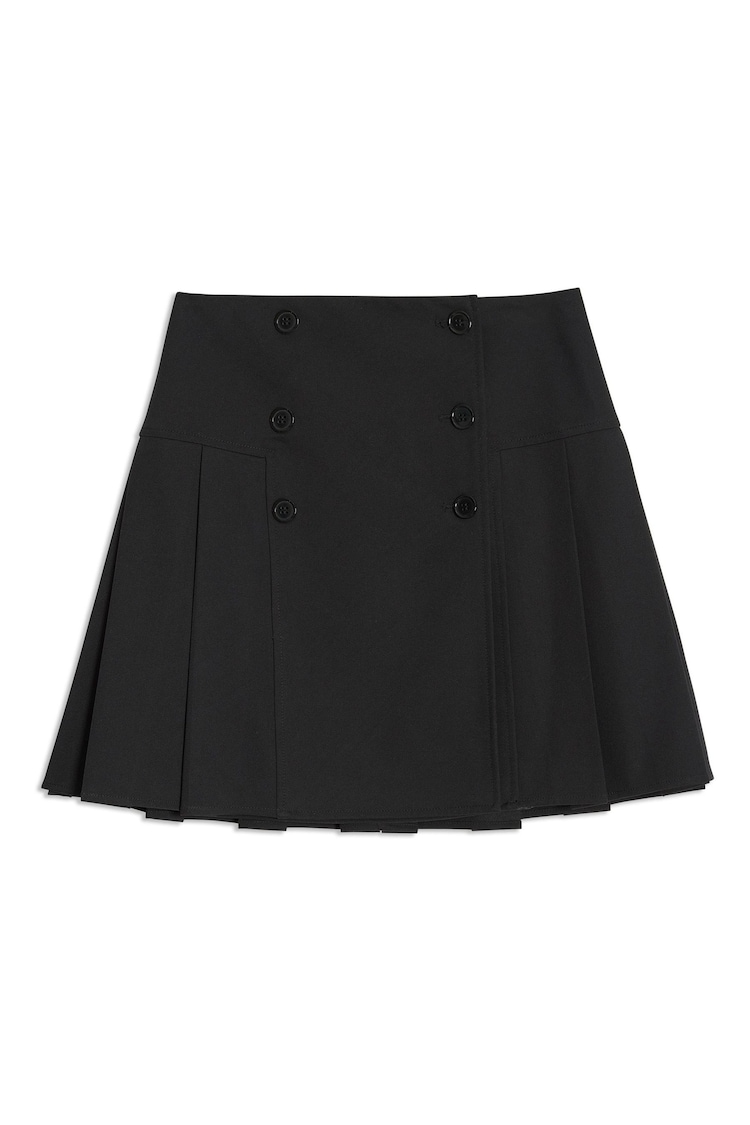 Albaray Tailored Pleat Mini Black Skirt - Image 1 of 1