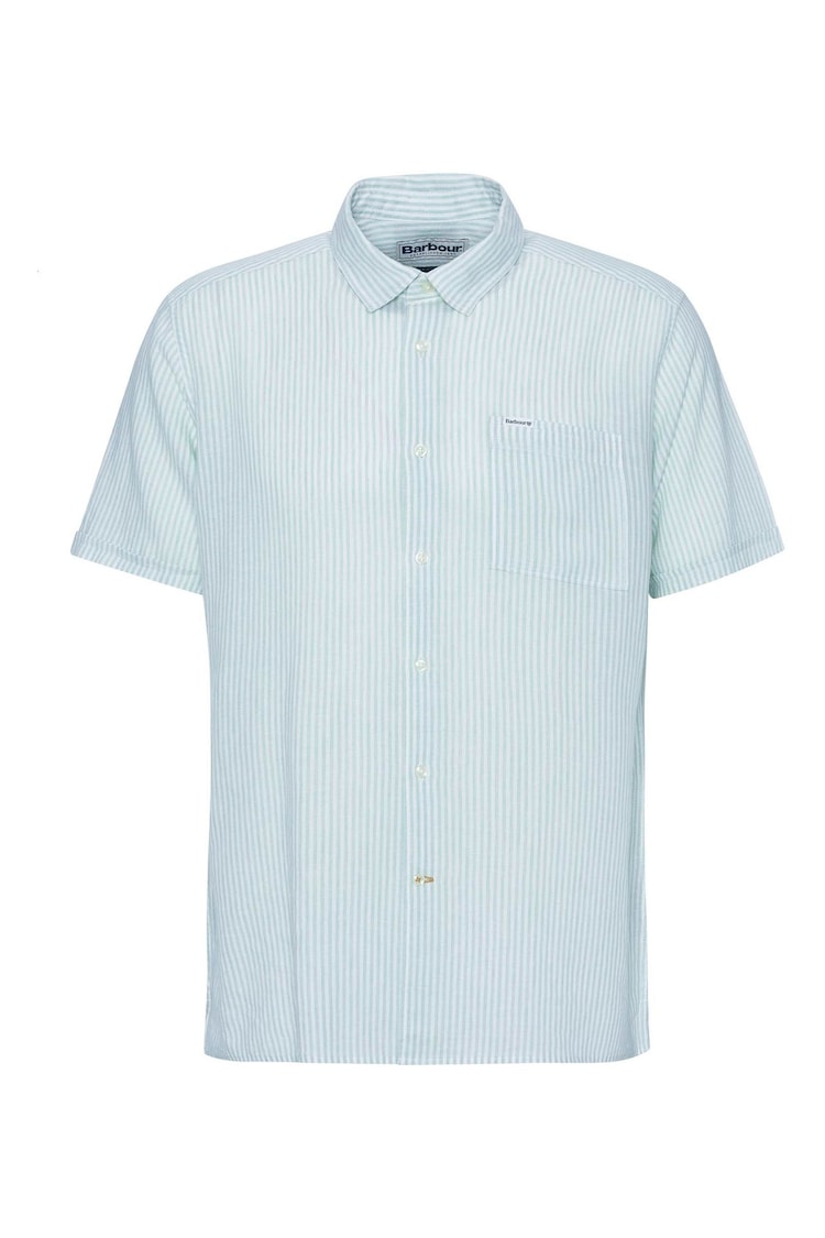 Barbour® Green Deerpark Striped Dummer Fit Shirt - Image 1 of 1