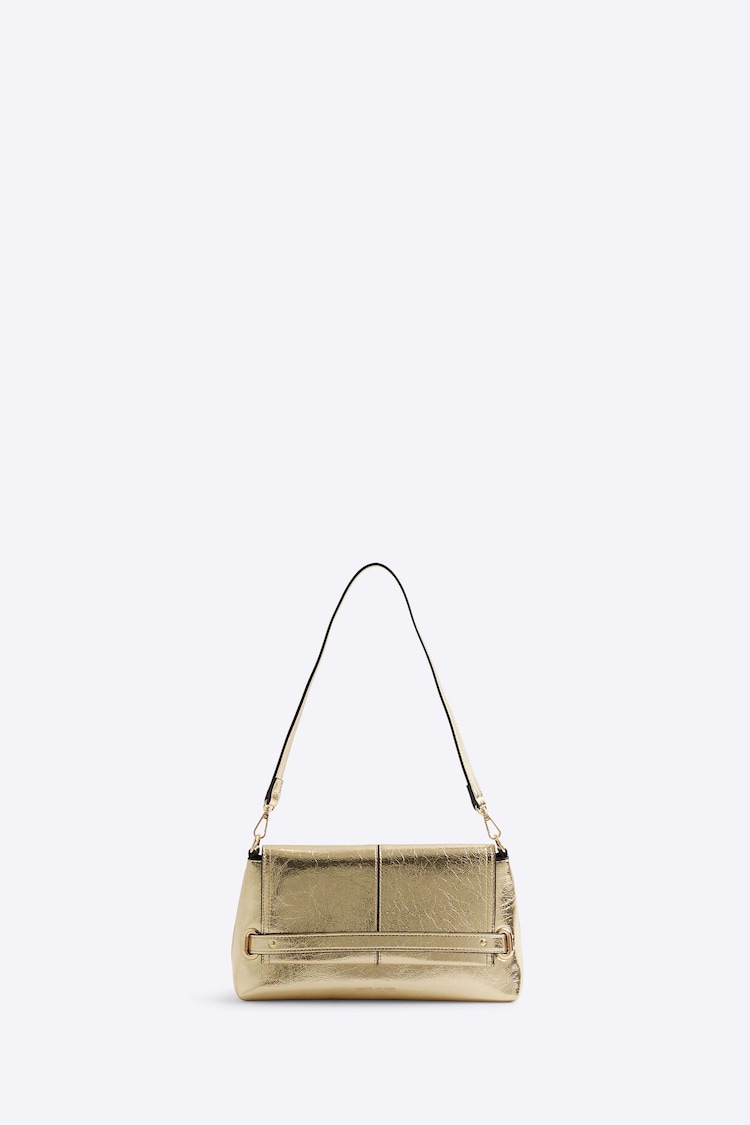 Gold - River Island Kleine Clutch mit Umschlag - Bild 1 von 1 Gold - River Island Kleine Clutch mit Umschlag - Bild 1 von 1