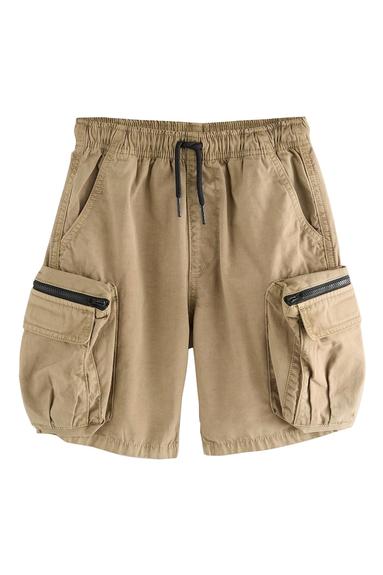 Tan Brown Baggy Pocket Cargo Shorts (3-16yrs) - Image 1 of 1