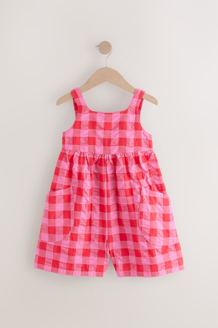 Pink/Red Playsuit (3-16yrs) - Image 1 of 1