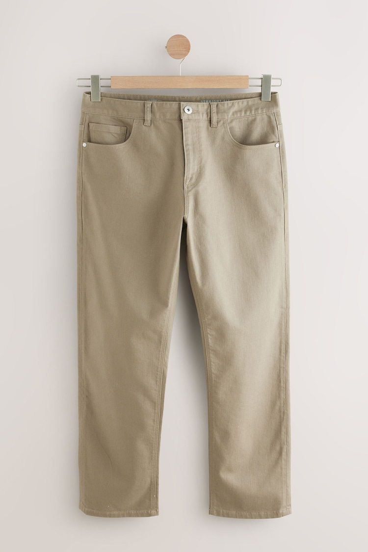 Tan Straight Fit Forever Colour Classic Stretch Jeans - Image 1 of 1