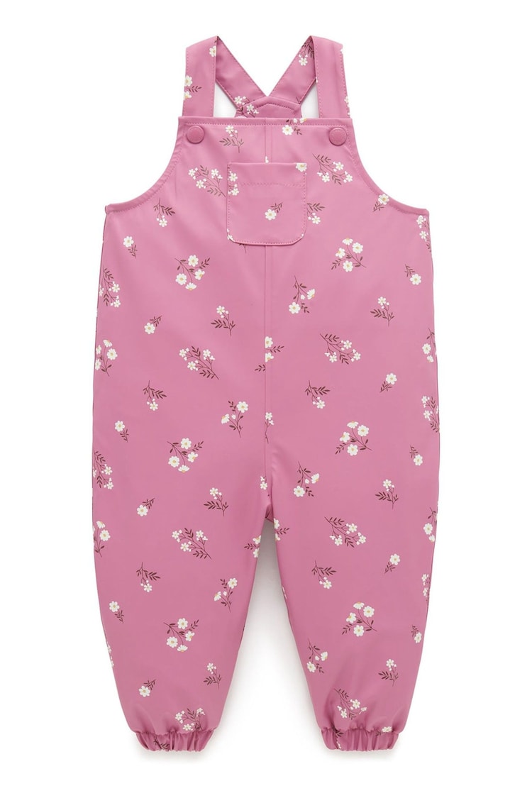 Розовый - Purebaby Waterproof Dungarees - Изображение 1 из 1