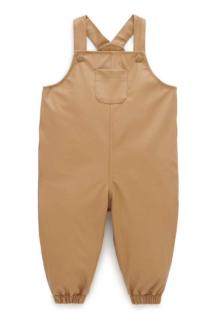 Коричневый - Purebaby Waterproof Dungarees - Изображение 1 из 1